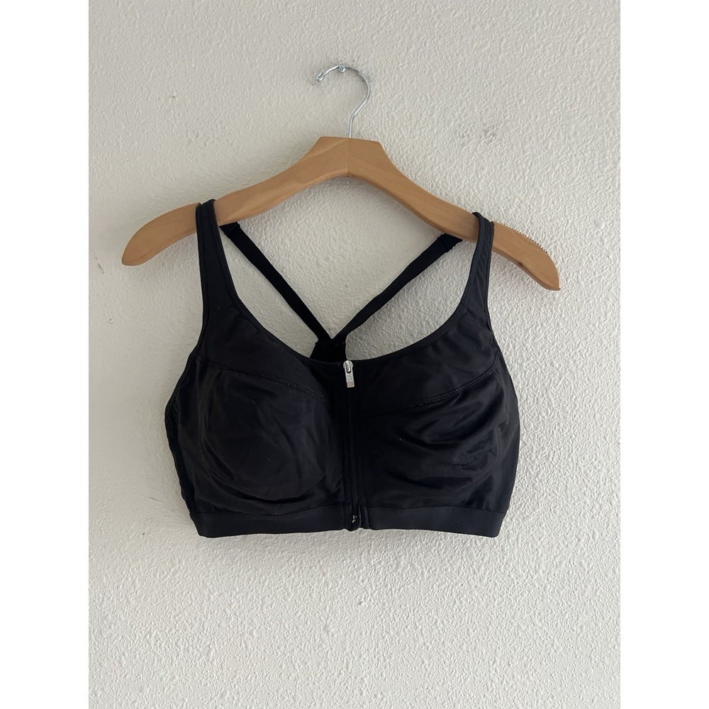 Victoria's Secret VSX Sports Bra Zip Front Women's 38D Activewear Athleisure